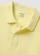 Yellow short-sleeve organic cotton polo shirt, regular fit_5
