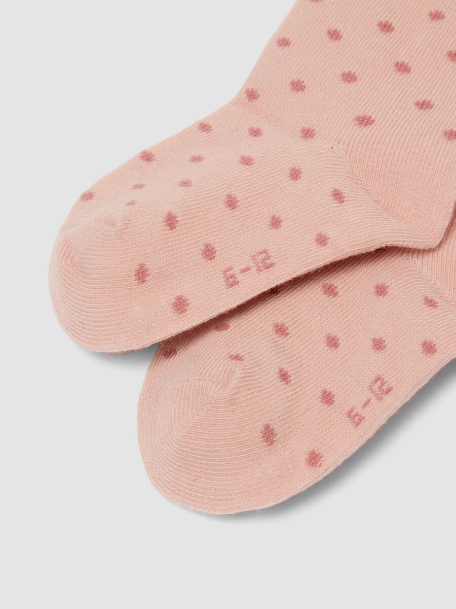 3-pack of pink organic stretch cotton knee-high socks_1