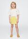 Yellow shorts with drawstring_0