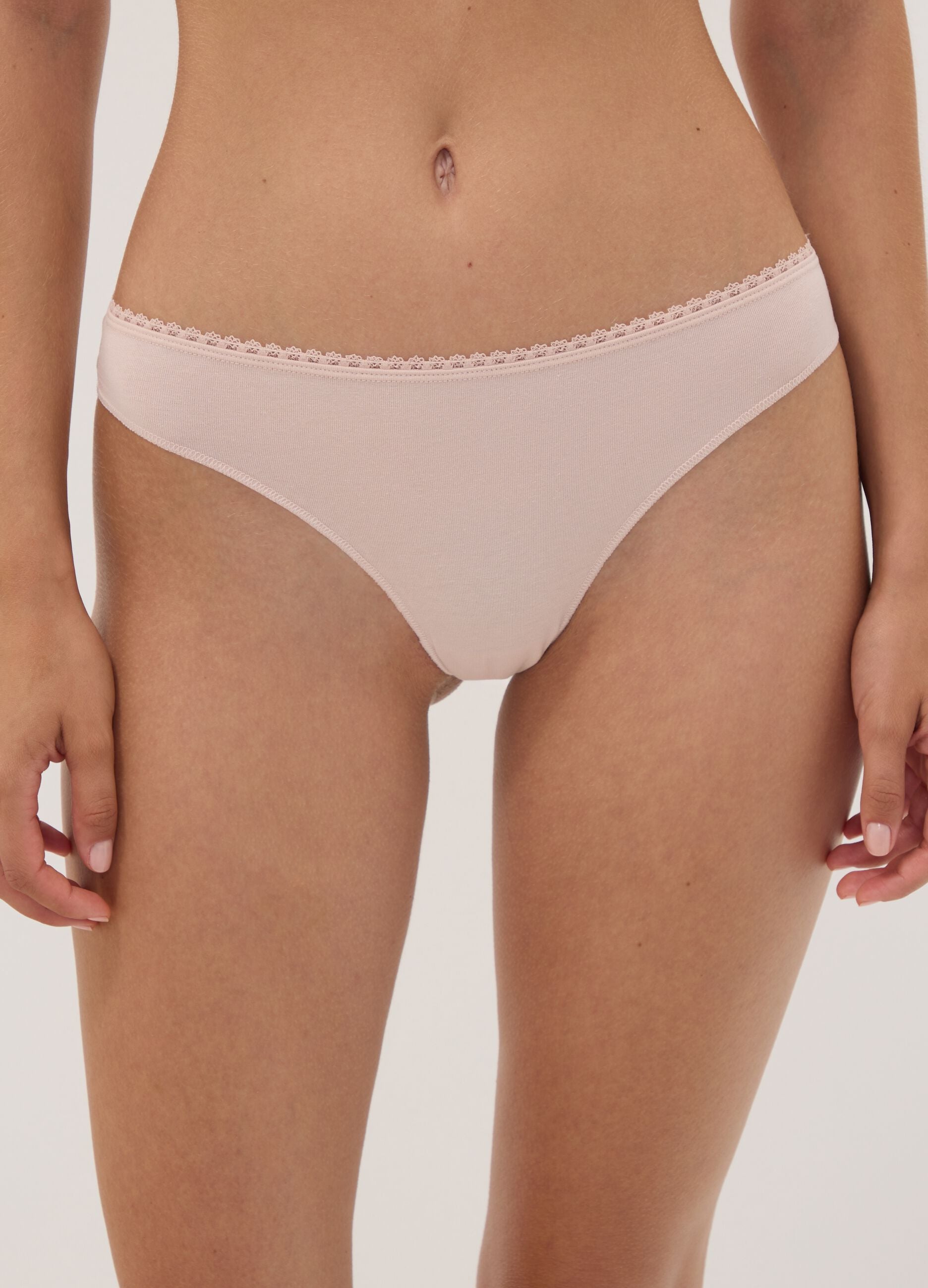 3-pack of multicolour organic stretch cotton Brazilian briefs