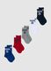 Multipack of multicoloured kids' sports socks in cotton blend_0