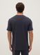 Black viscose blend pyjama T-shirt regular fit_2