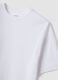 T-shirt over fit bianca in puro cotone a maniche corte_2