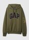 Sweatshirt with hood and logo patch_4