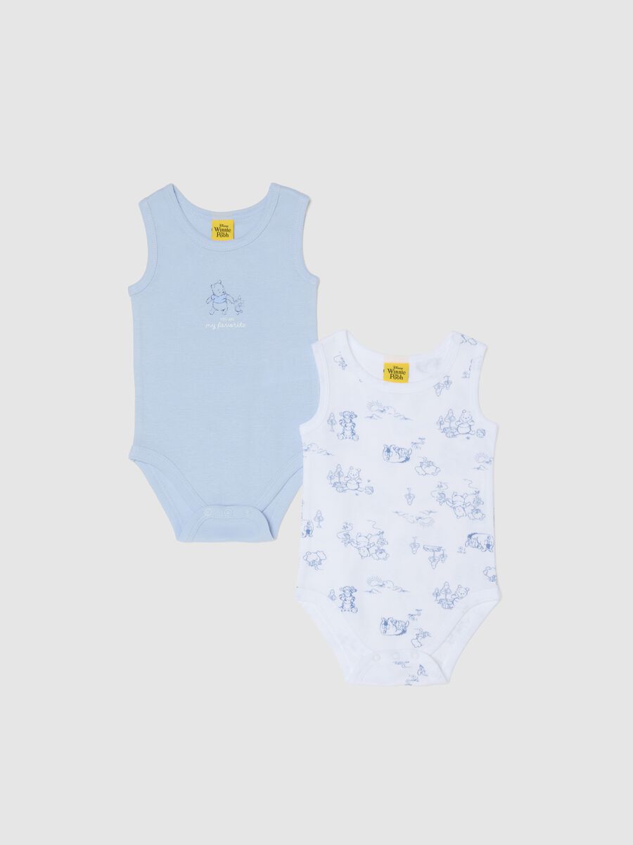 Bipack body in puro cotone multicolor da neonato con Winnie-The-Pooh_0