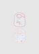 Newborn Cotton Blend Multicolor Bib Pack with Decorations_0