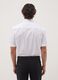 White short-sleeve easy-iron cotton-blend shirt, regular fit_2