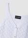 White organic cotton knitted gilet_5