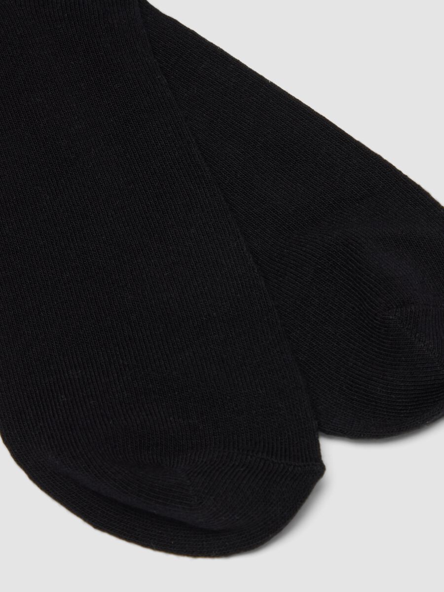 10-pack of men&rsquo;s black ankle sports socks in organic cotton blend_2