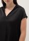 Black short-sleeve polo-collar T-shirt, regular fit_2
