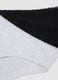 Three-pack of black and white briefs in stretch organic cotton blend_5