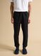 Black regular-fit joggers in stretch Easy Dry fabric_1