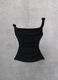 Black Asymmetric Tank Top_7