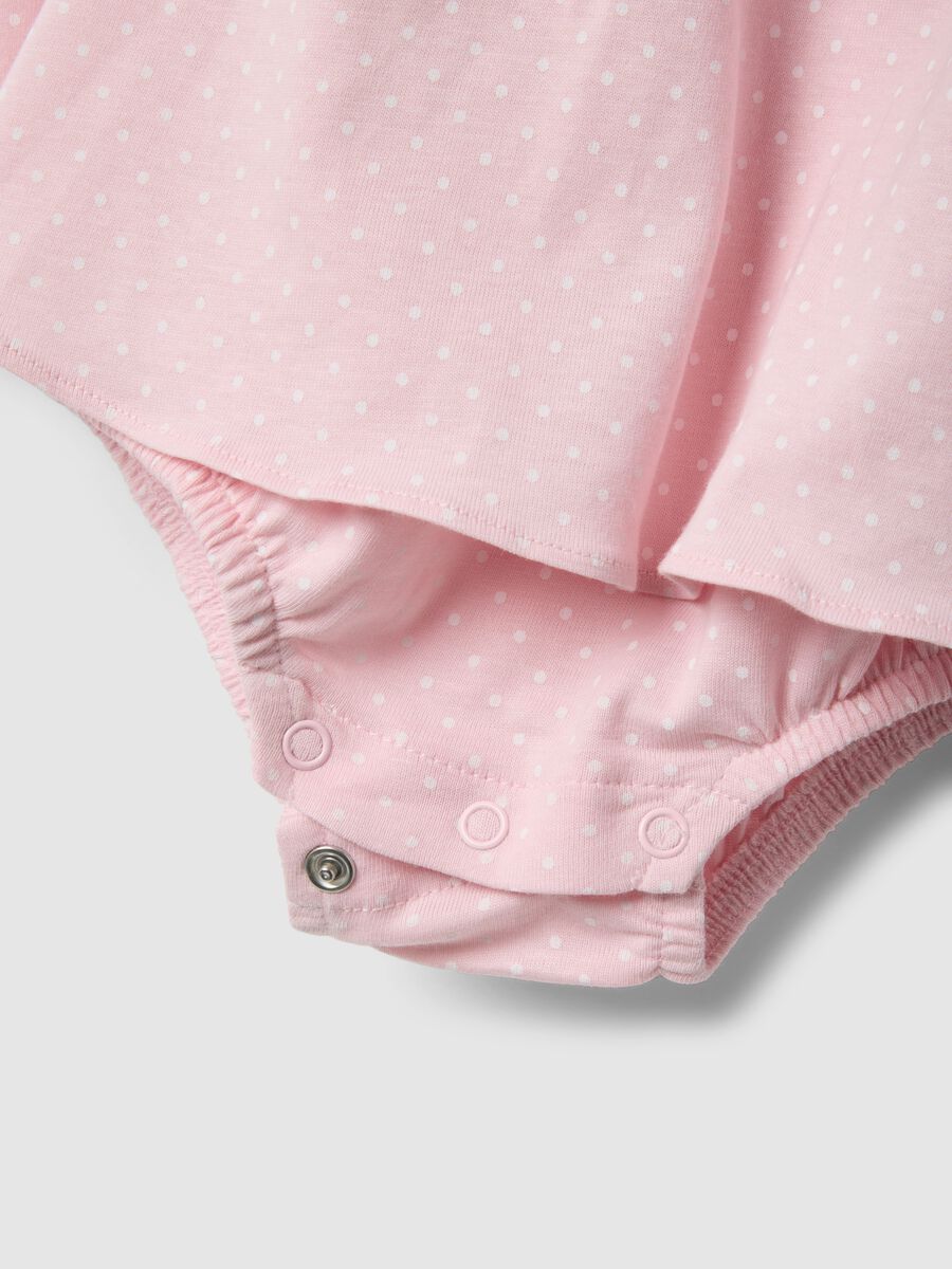 Multicolour pure cotton romper for baby girl_2