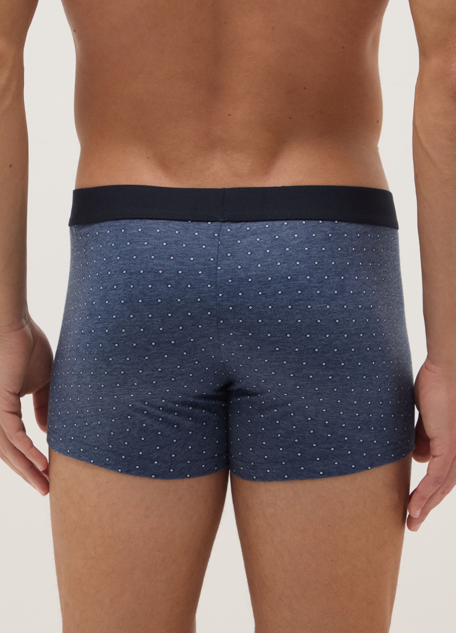 Multipack of Regular Fit Multicoloured Stretch Cotton Boxers