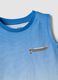 Blue ombr&eacute; pure cotton vest top_3