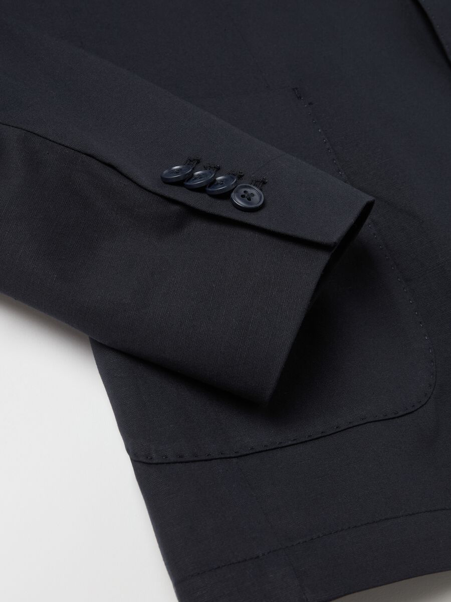 Blazer in Lyocell, cotone e lino_5