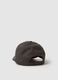 Black pure cotton baseball cap, regular fit_1