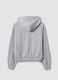 Grey organic cotton hooded sweatshirt_5