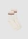 White stretch organic cotton socks_0
