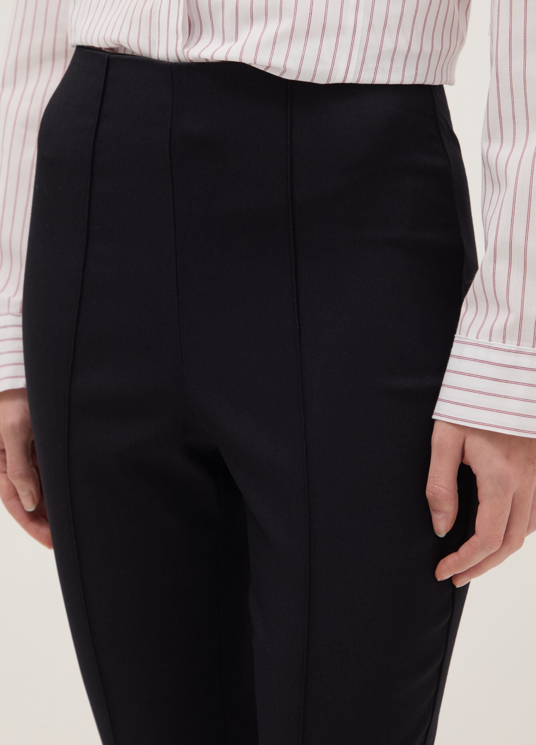 Black Slim Fit Treggings