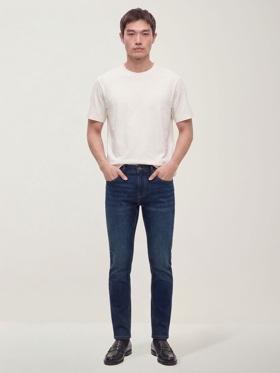skinny-fit stretch cotton denim jeans_0