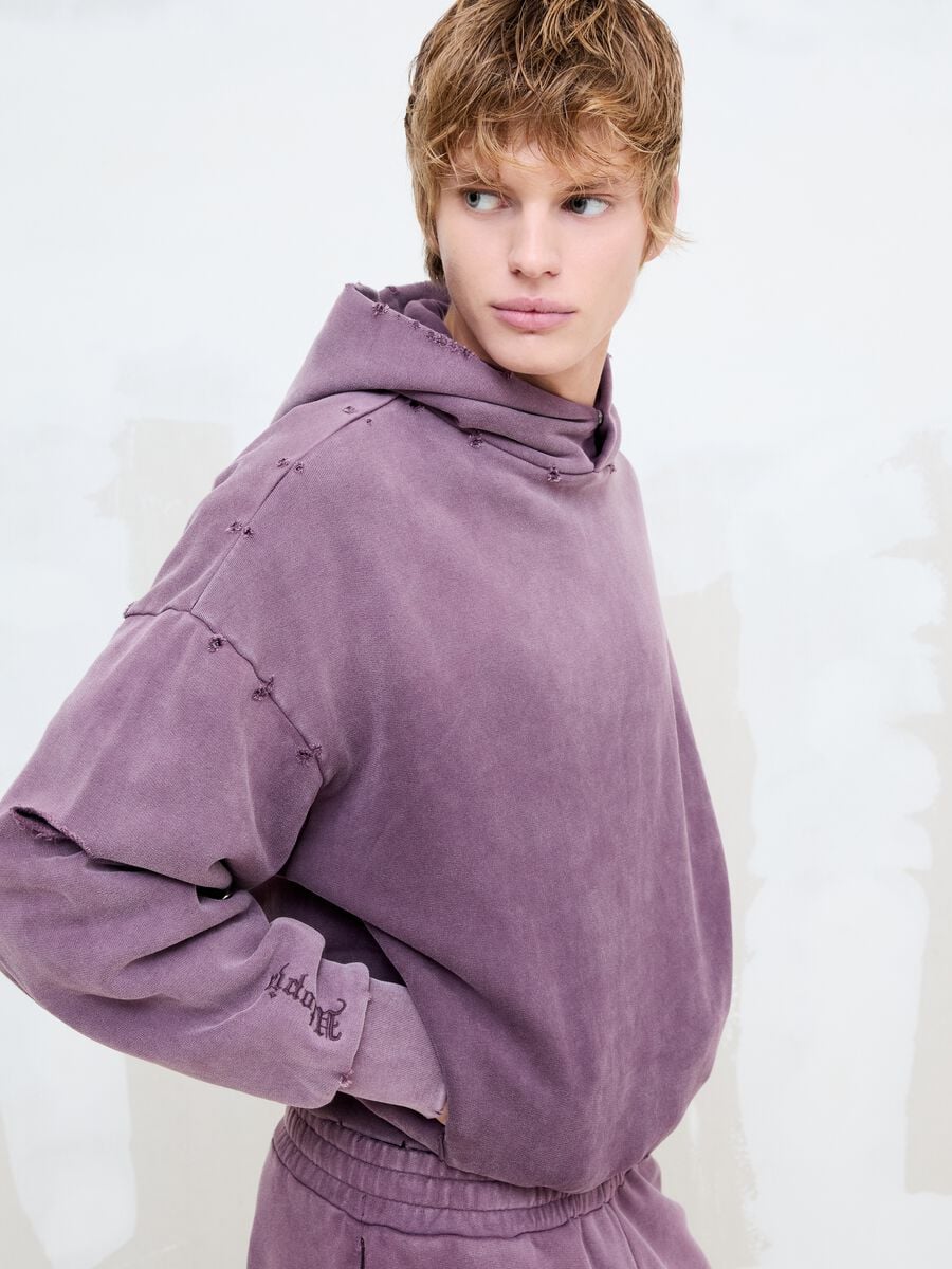 Sun-Faded Burgundy Hoodie_0