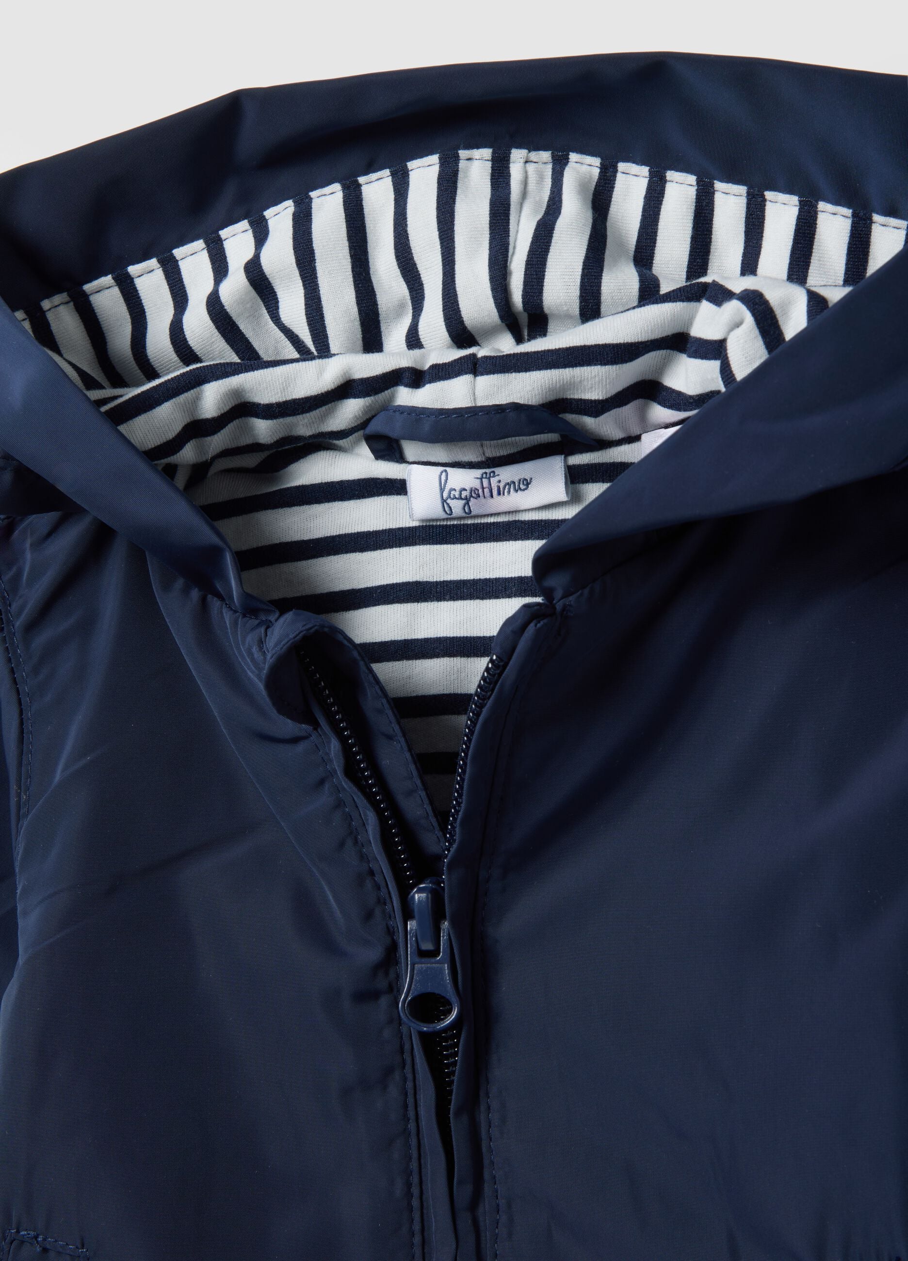Blue Regular Fit Hoodie for Babies