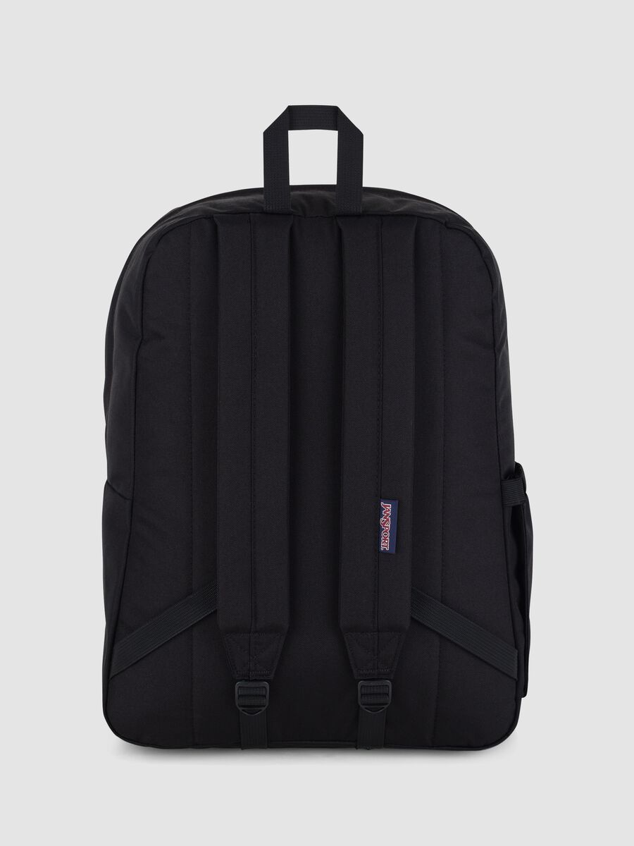 Black backpack with front pocket_1