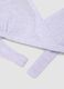 Girls&rsquo; purple stretch cotton triangle bra_2