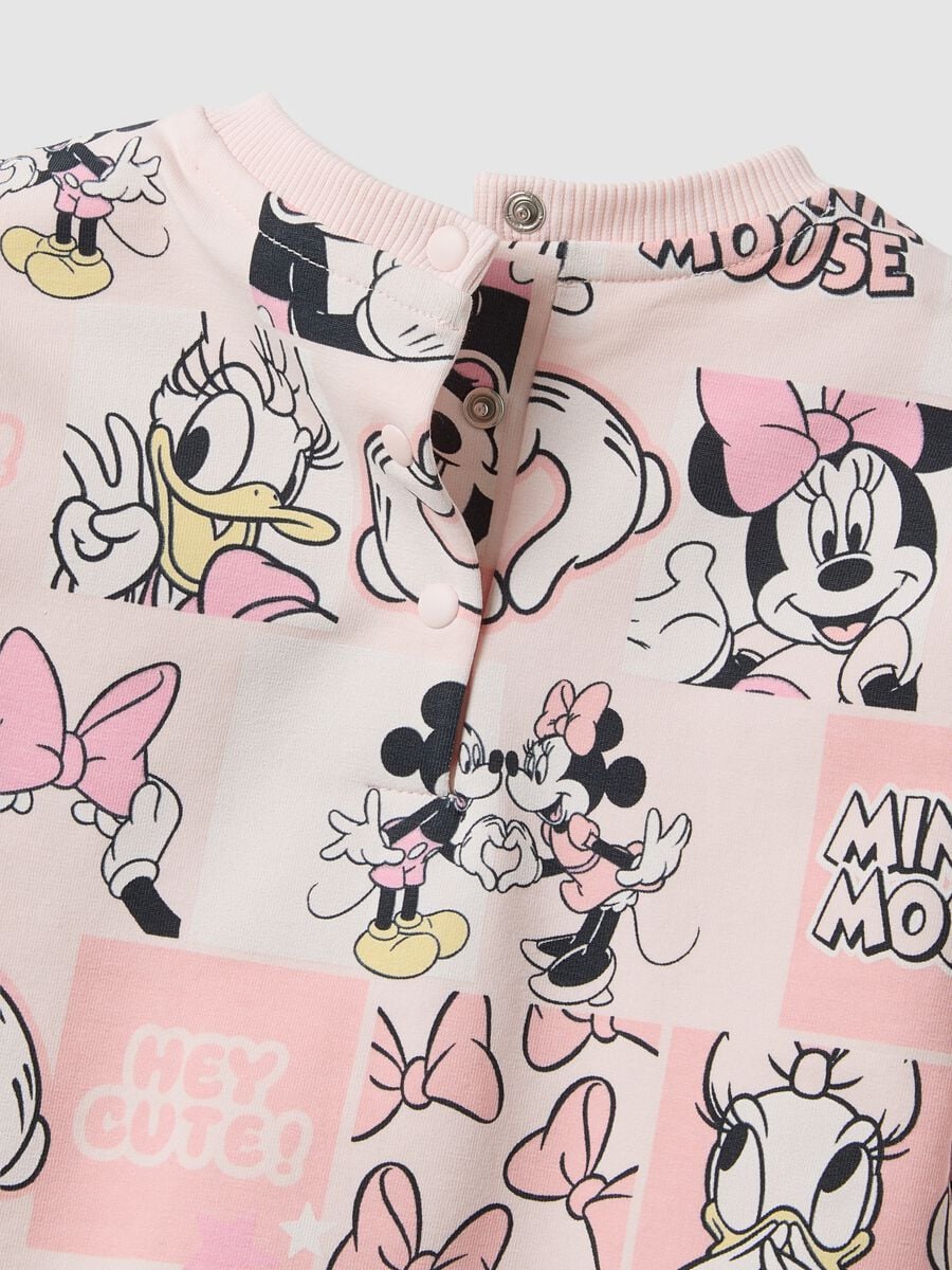Set felpa pantalone Minnie multicolor da bimba in misto cotone regular fit_2