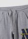 Grey pure cotton jogging set with sweatshirt and trousers for boys_2