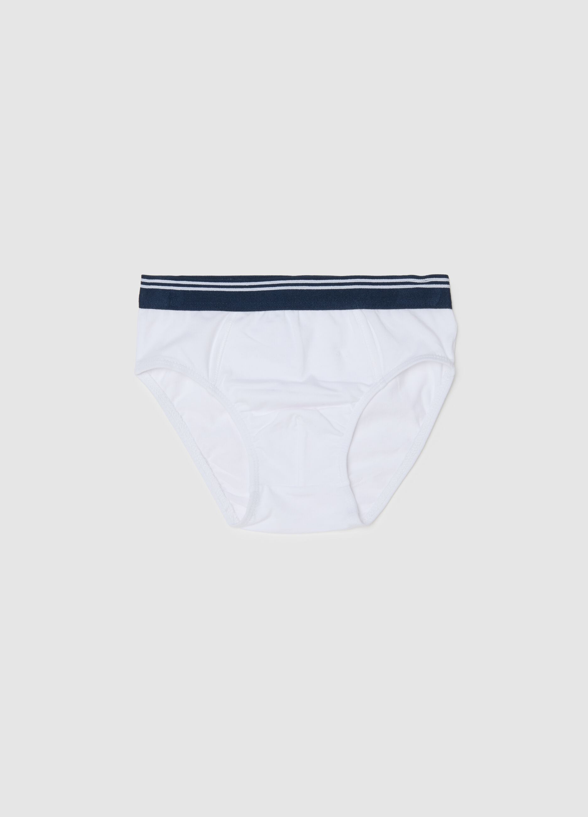 Children's multicolour stretch cotton briefs regular fit