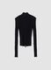 Black Ribbed Knit Full-Zip_6