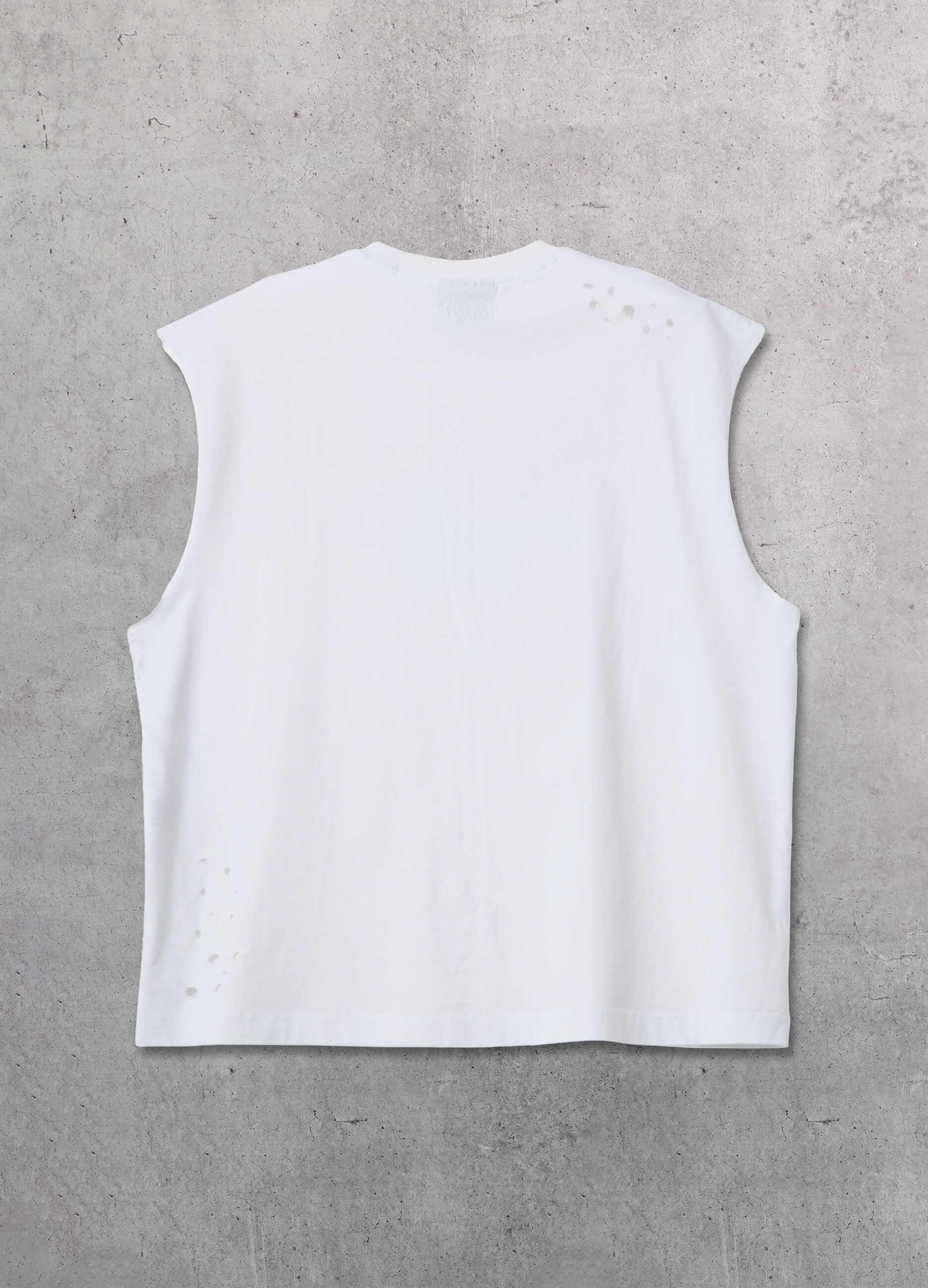 Sunfaded White Tank Top