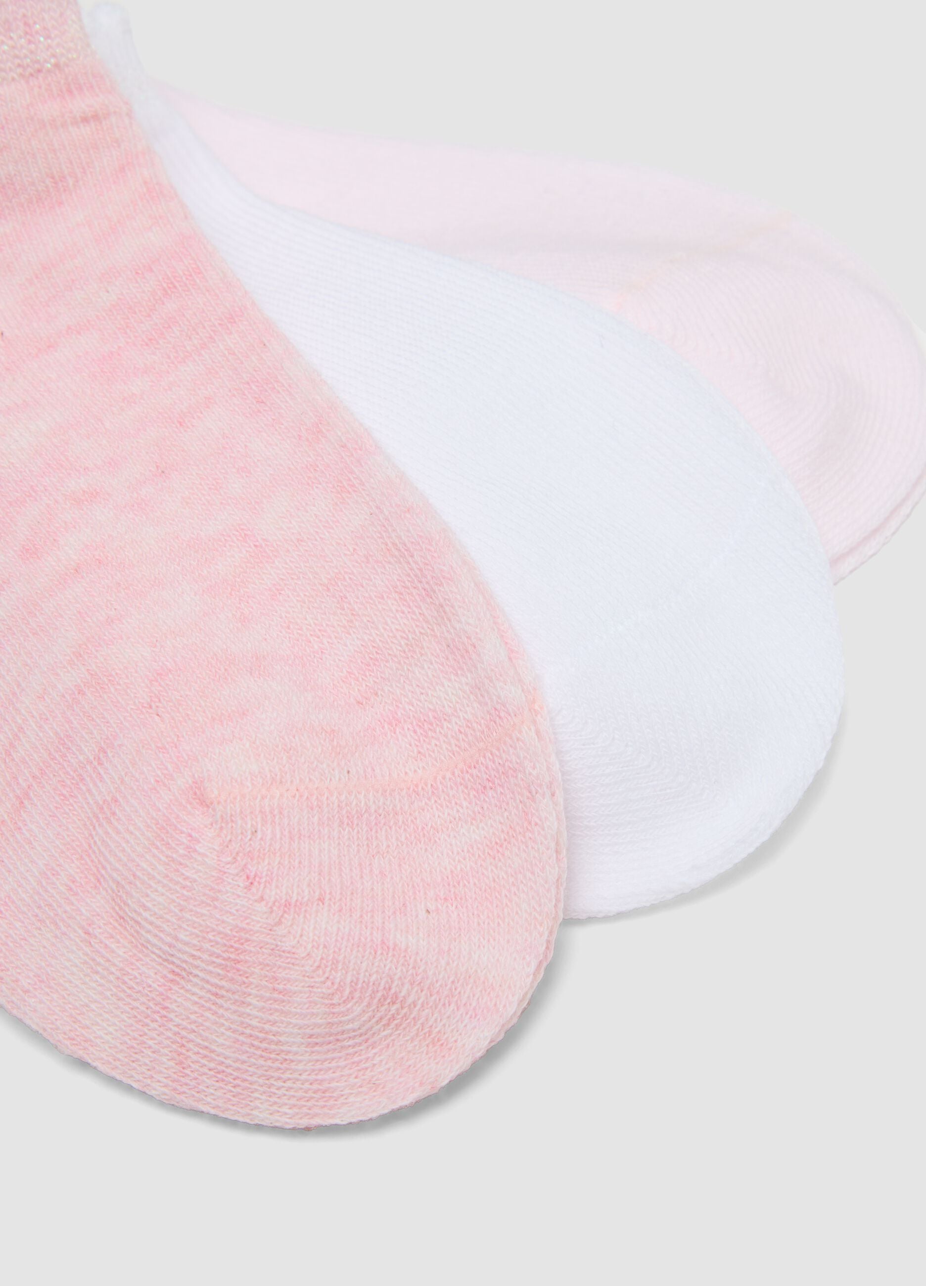 Girls&rsquo; multicolour stretch cotton-blend socks multipack