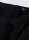 Black cotton chino trousers, regular fit_1