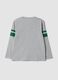 Grey pure cotton crew-neck T-shirt_1