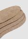 Multipack of seven beige no-show socks in stretchy fabric_2