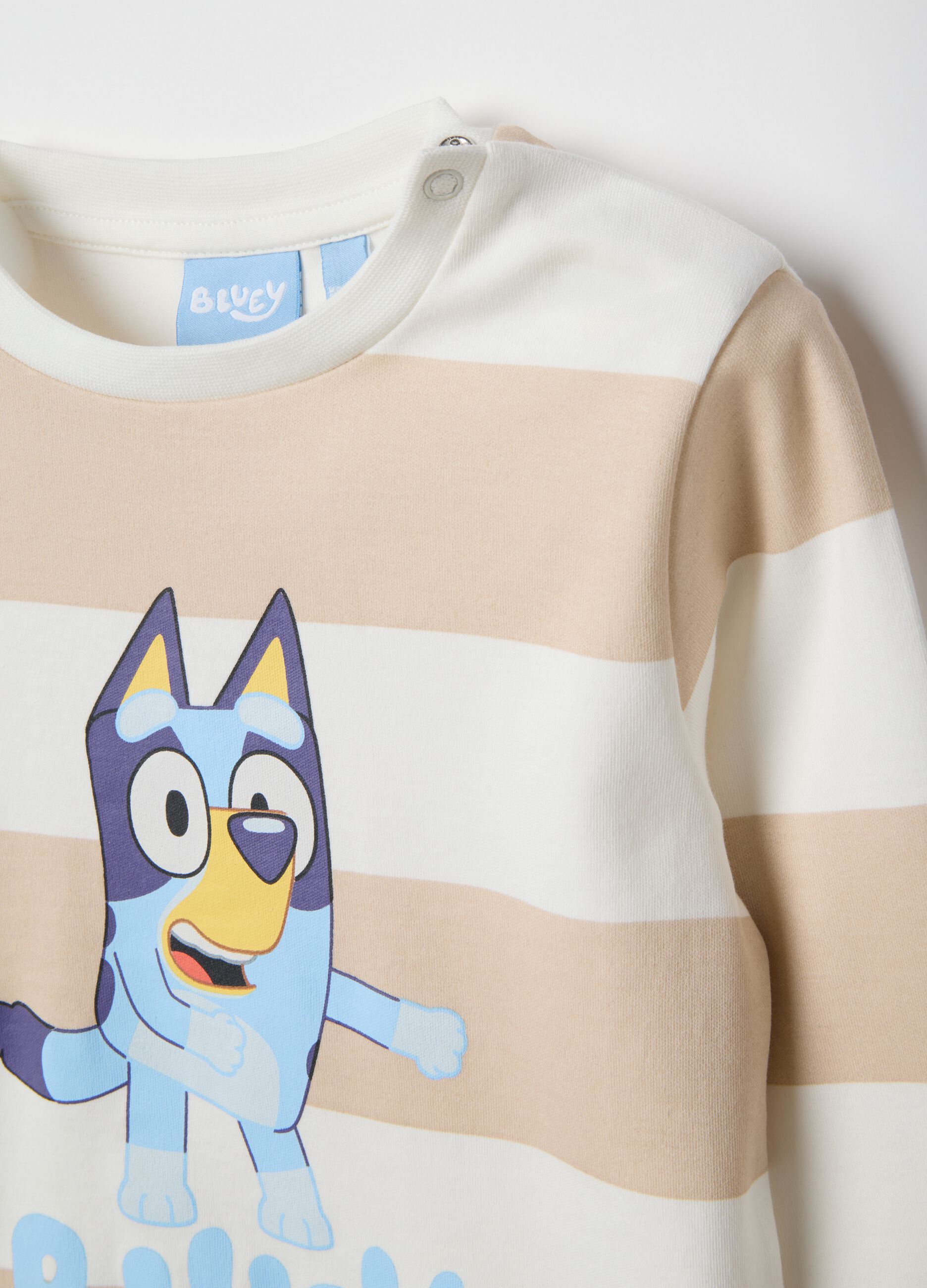 Regular fit newborn pure cotton pyjamas with multicolour stripes