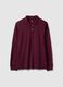 Long Sleeve Cotton Polo_0