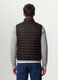 Brown Ultralight Padded Gilet with Zip_3