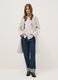 Regular fit beige single-breasted coat with belt_0