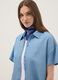 Sky blue pure lyocell shirt_0