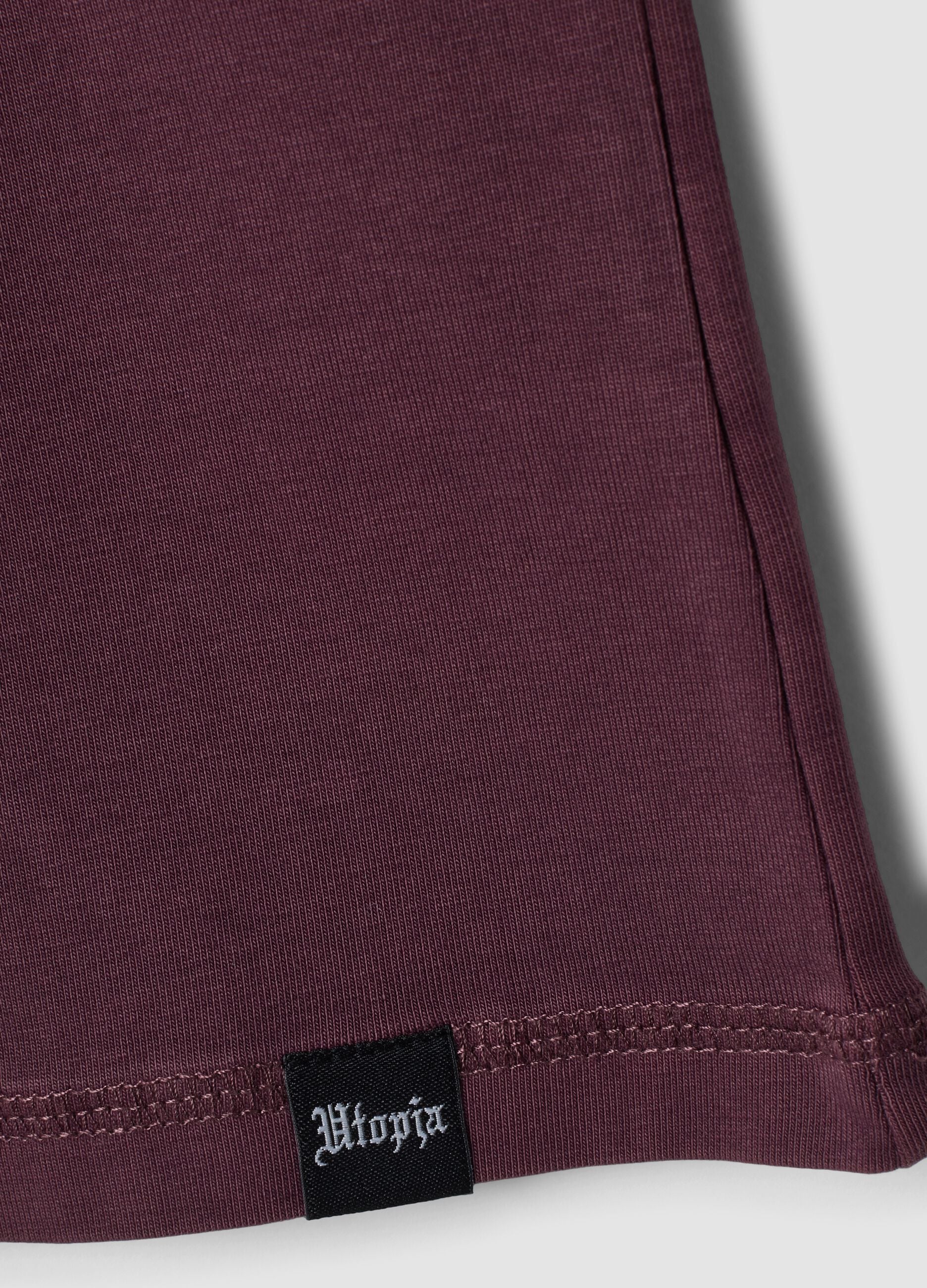 Perfect Washed Burgundy T-shirt