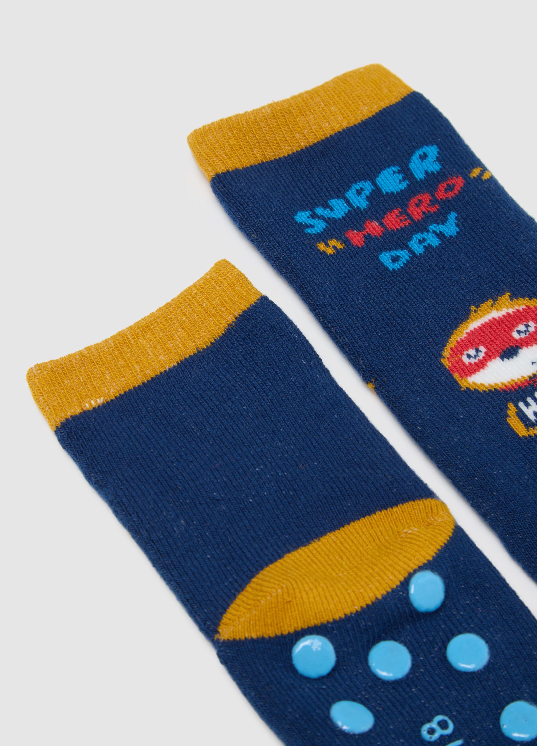 Multicolour baby socks twin pack in cotton blend