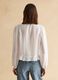 White pure viscose shirt regular fit with lace details_3