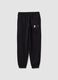 Black cotton-blend girls&rsquo; joggers, regular fit_3