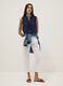 Blue pure viscose regular-fit shirt with embroidered texture_2
