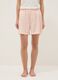 Pink polka dot pure cotton pyjama shorts regular fit_1